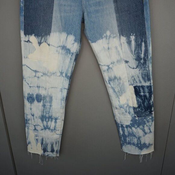 New Frame Le Original Bleached High Waist Straight Leg Jeans in Fresco size 26 - Picture 7 of 15